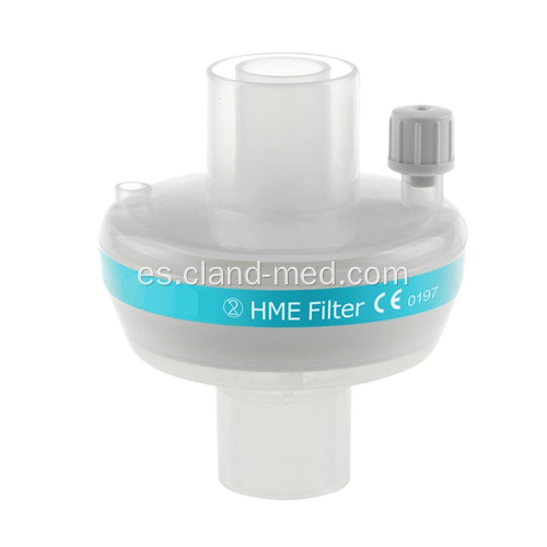 Filtro de sistema de respiración HME utilizado para aparatos de anestesia